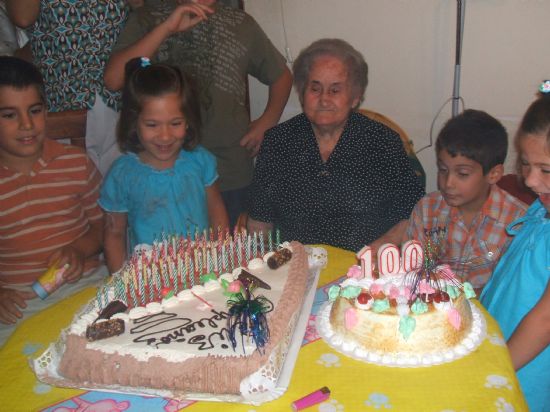 Despu�s de soplar las 100 velas