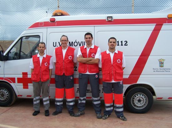 Cruz Roja Alhama colabor� con la Armada Espa�ola en un simulacro de la llegada de un barco con inmigrantes