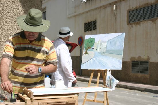 El malagueo Cristbal Len ha sido el ganador del IV Certamen de Pintura Rpida al Aire Libre de Alhama