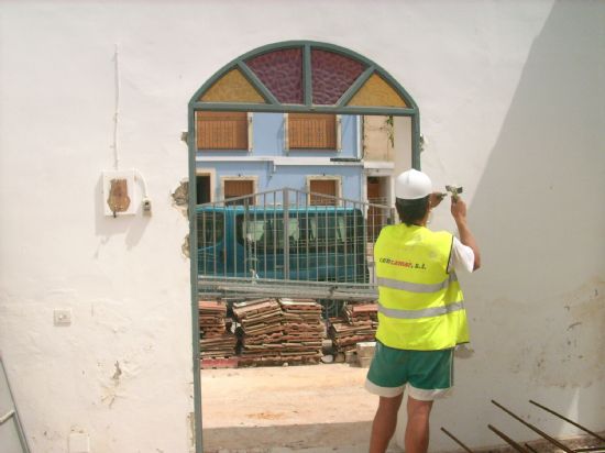 Se han iniciado los trabajos de remodelacin de la Ermita de Nuestra Seora de los Dolores de El Barrio